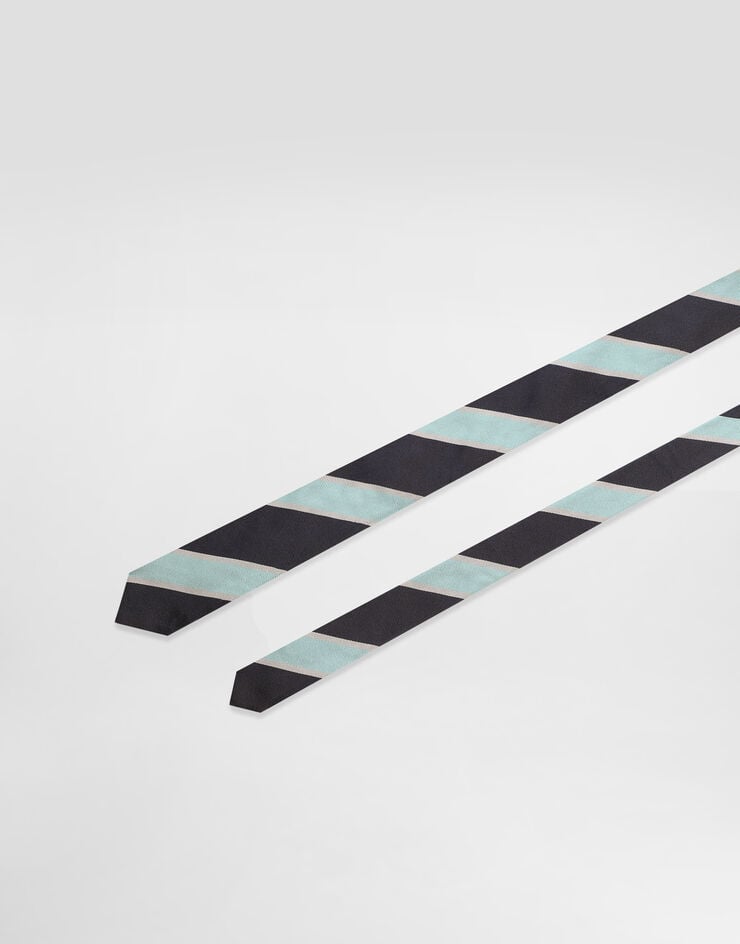 Dolce & Gabbana Jacquard martini tie Blue GT149EG0JSK