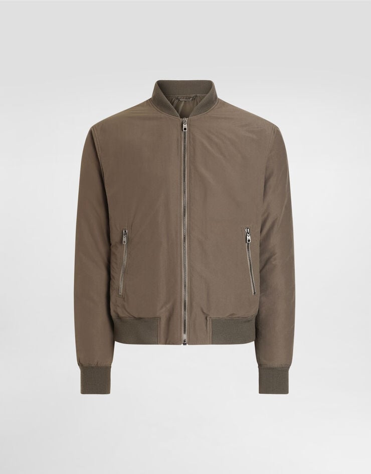 Dolce & Gabbana Padded canvas bomber jacket Dolce & Gabbana Padded canvas bomber jacket Multicolor G9CLUTFUS51