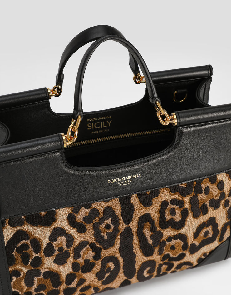 Dolce & Gabbana Маленькая сумка-шоппер Sicily разноцветный BB7728B6I37