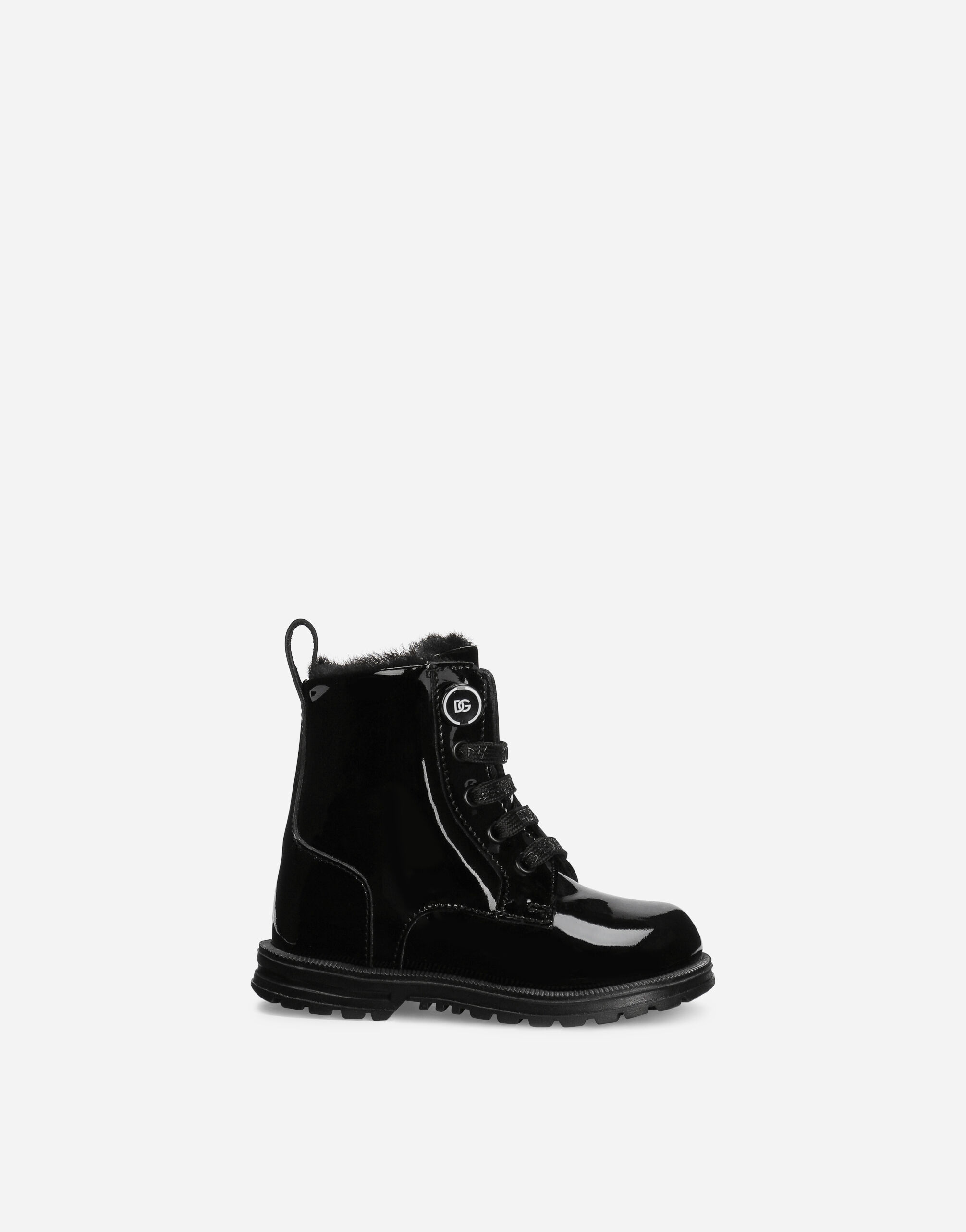 Clarks patent boots black deals