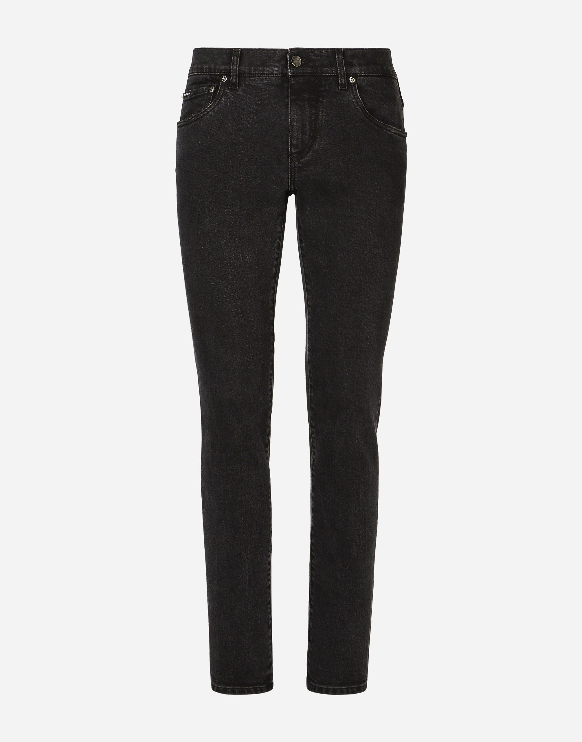 Dolce & Gabbana Jean skinny en denim stretch lavé Multicolore G9NL5DG8GW9