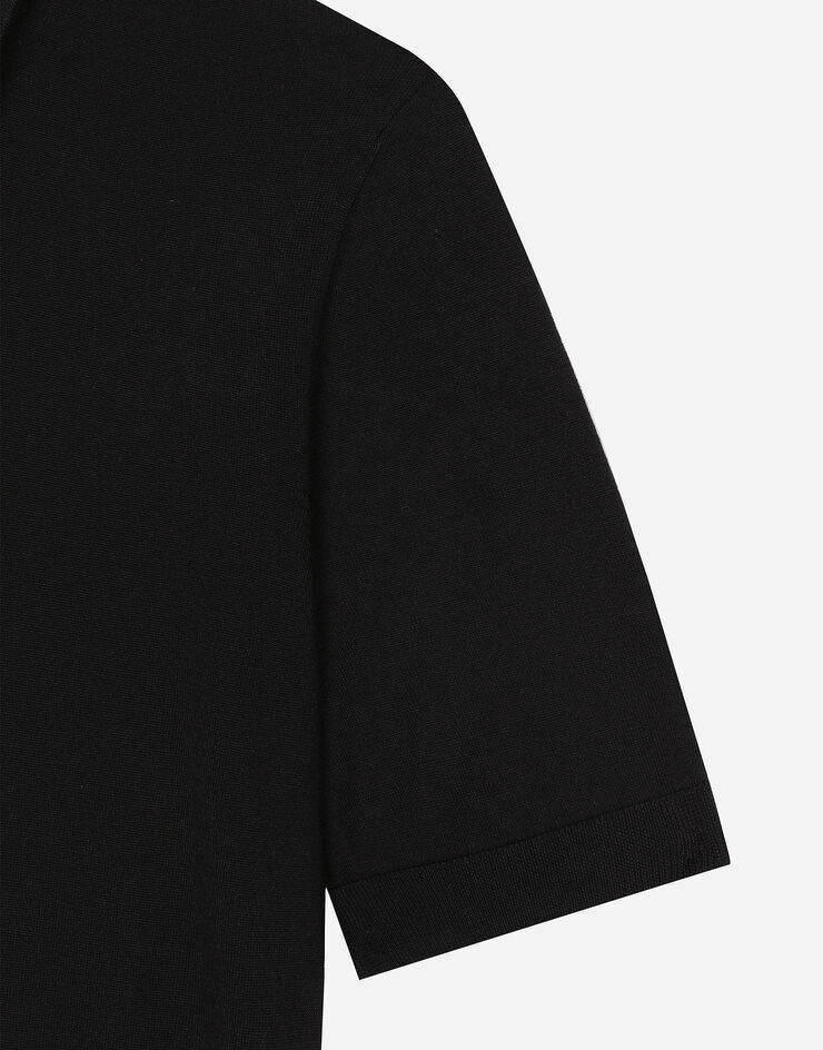 Dolce & Gabbana Polo de cachemira y seda Negro GXZ02TJFMEH