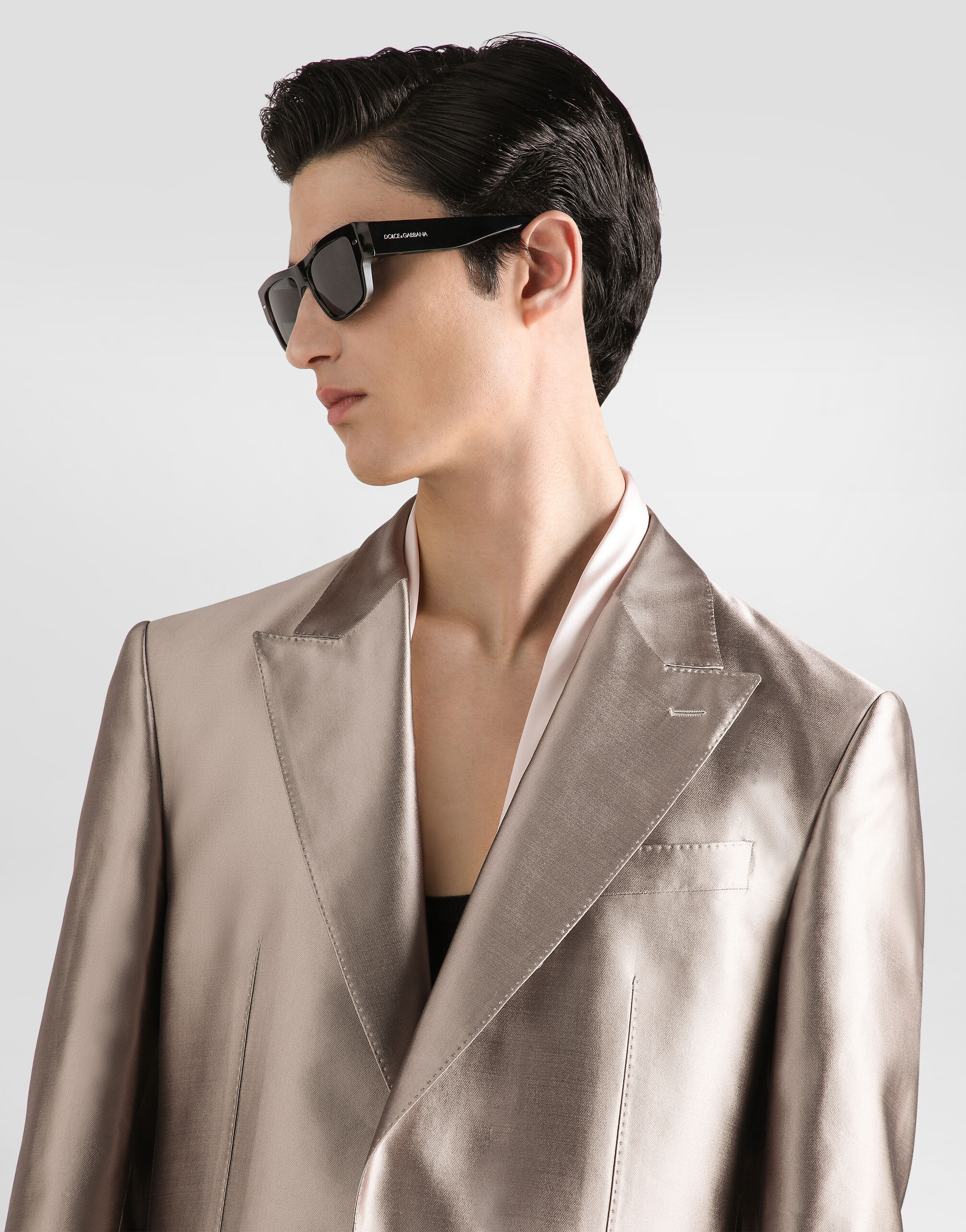 Sicilia light single-breasted silk shantung jacket in Beige for Sicilia light single-breasted silk shantung jacket in Beige for