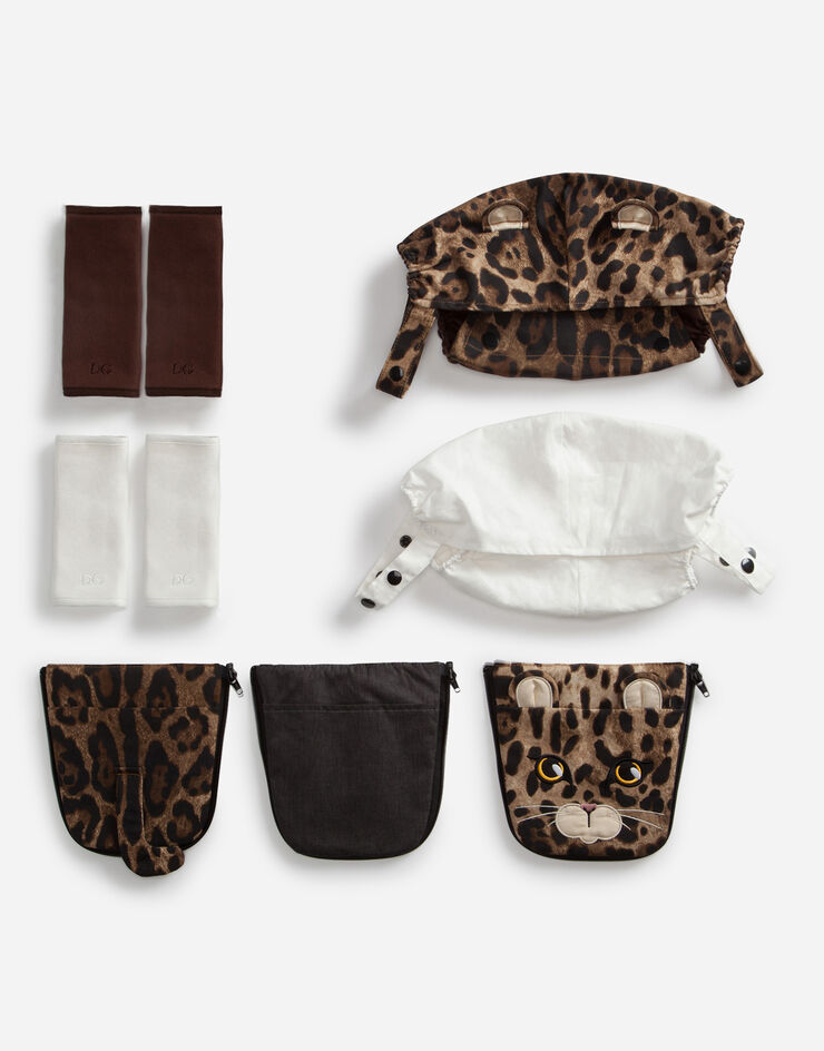 Dolce&Gabbana Леопардовый рюкзак-переноска для ребенка разноцветный LCJA07G7QTX