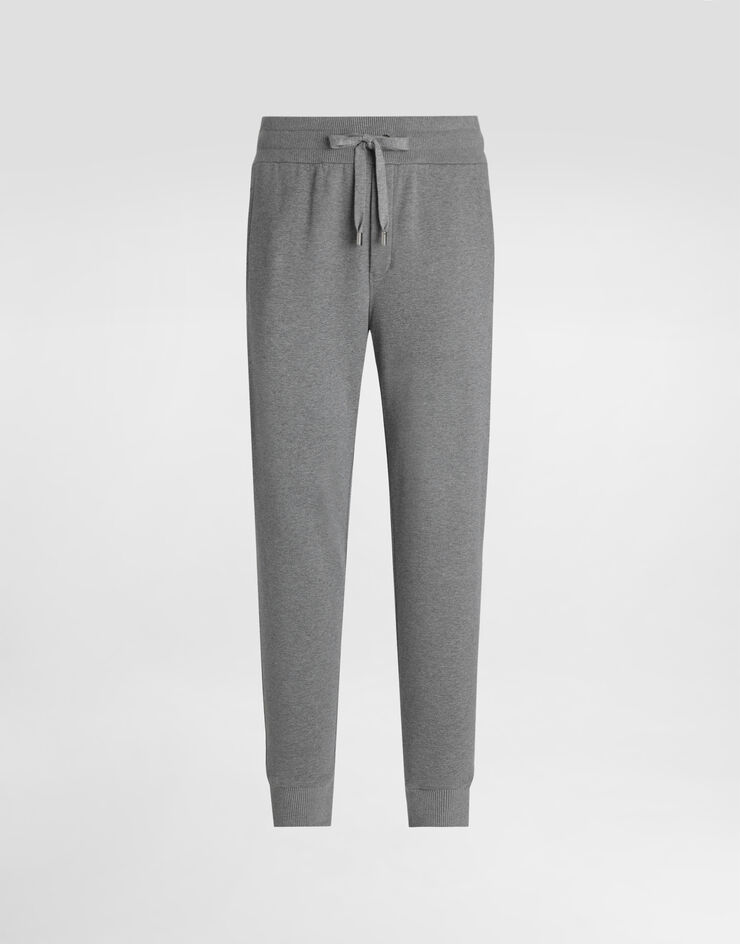 Dolce & Gabbana Stretch jersey jogging pants with tag Grey GP07TTG7N7B