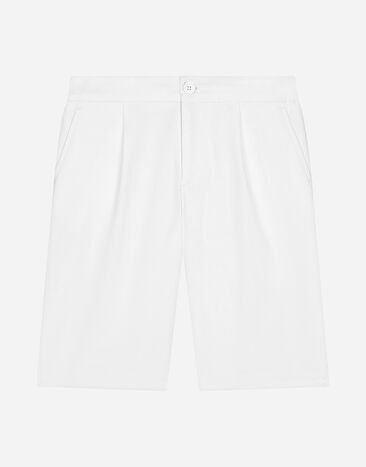 Dolce & Gabbana Gabardine shorts White L43Q25G7M4D