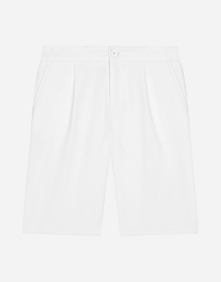Dolce & Gabbana Gabardine shorts White L43Q25G7M4D