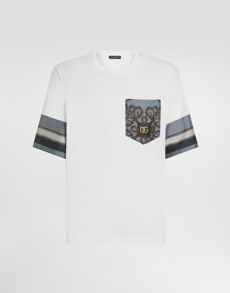 Dolce & Gabbana Jersey t-shirt with print White G8SB2TG7PZK
