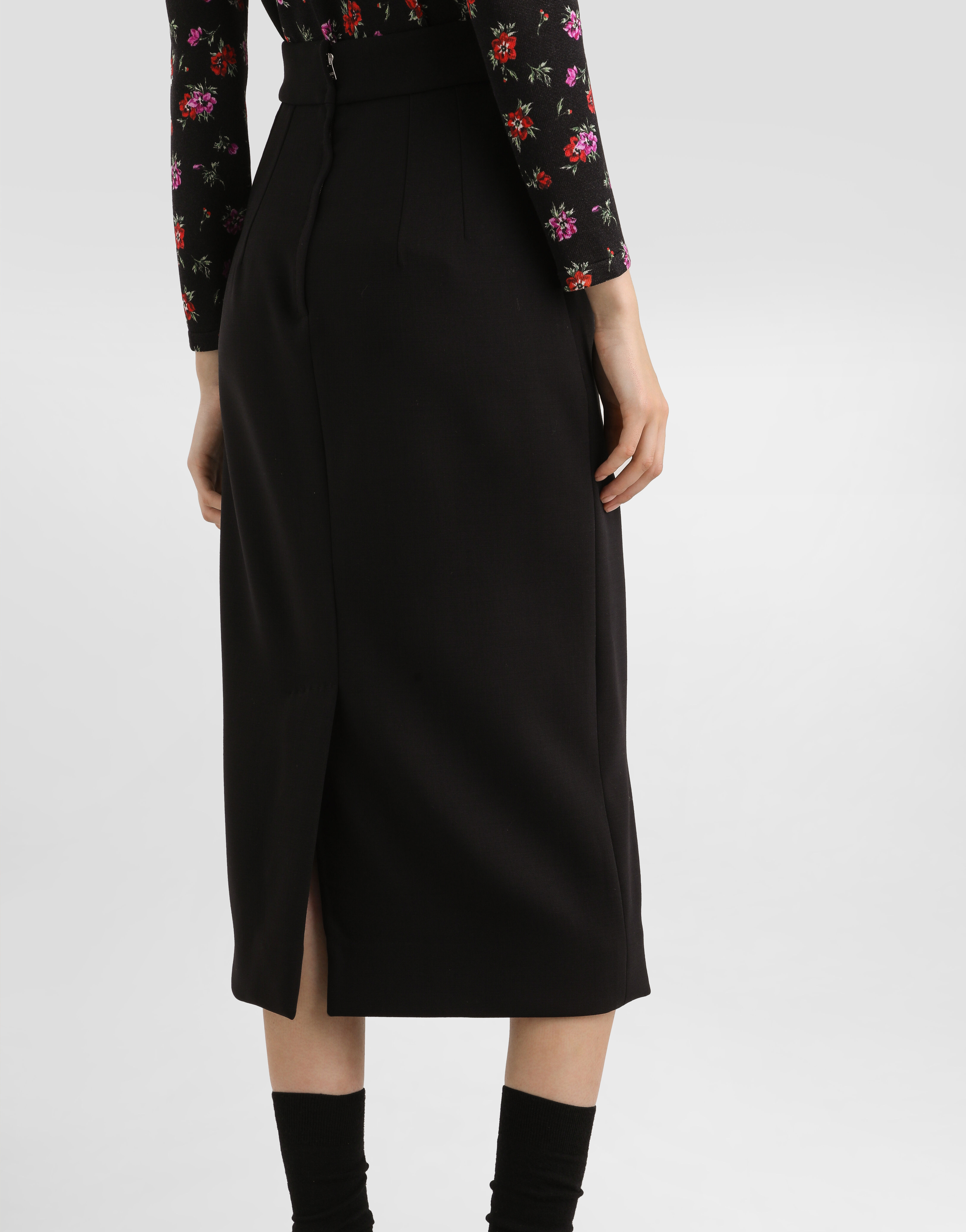 DOLCE & GABBANA 36 タイトスカートドルガバ Stretch wool pencil skirt in Black for Women | Dolce&Gabbana® US