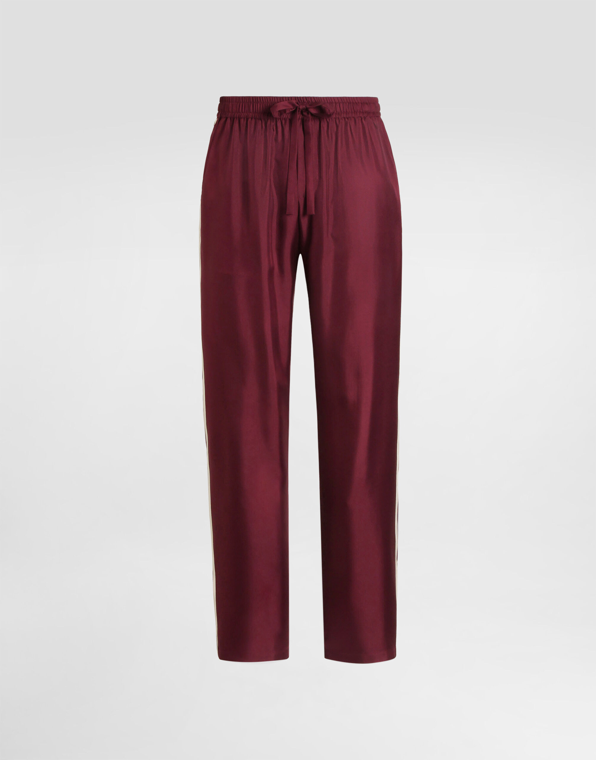 Vanity silk twill trousers
