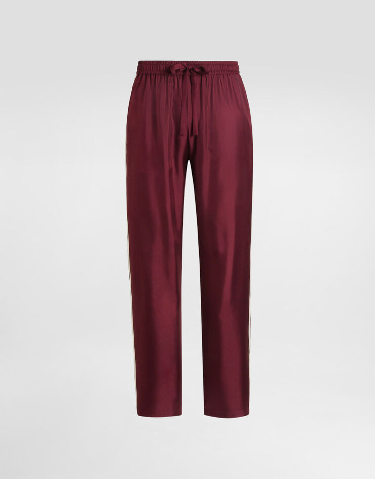 Dolce & Gabbana Vanity silk twill trousers Dolce & Gabbana Vanity silk twill trousers Bordeaux GP24AZFU1XB