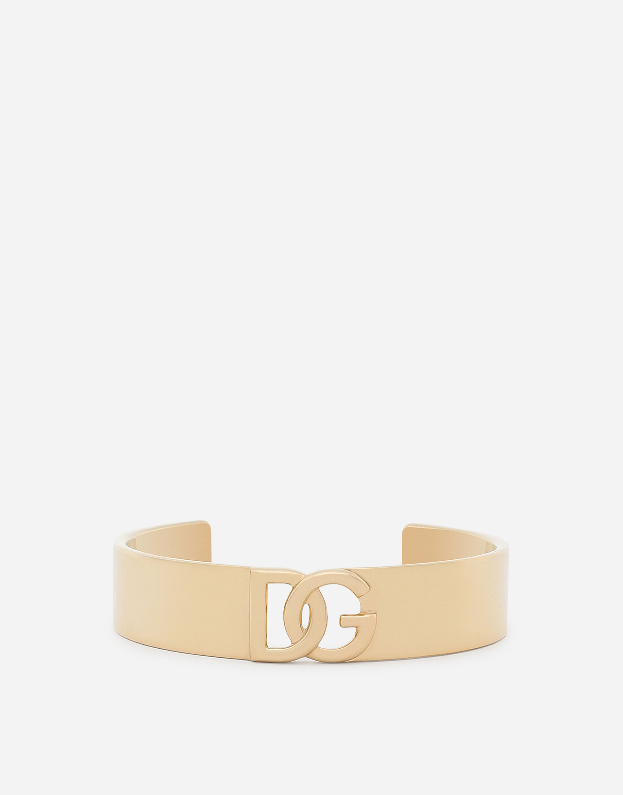 Dolce & Gabbana Bracciale logo DG cut-out Argento WRQ5P1W1111