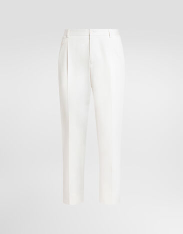 Dolce & Gabbana Cotton trousers White GV4EEZFUFL9