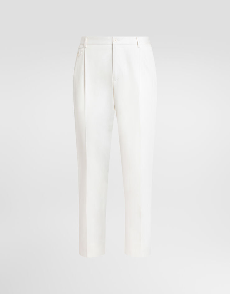 Dolce & Gabbana Cotton trousers Dolce & Gabbana Cotton trousers White GV4EEZFUFL9