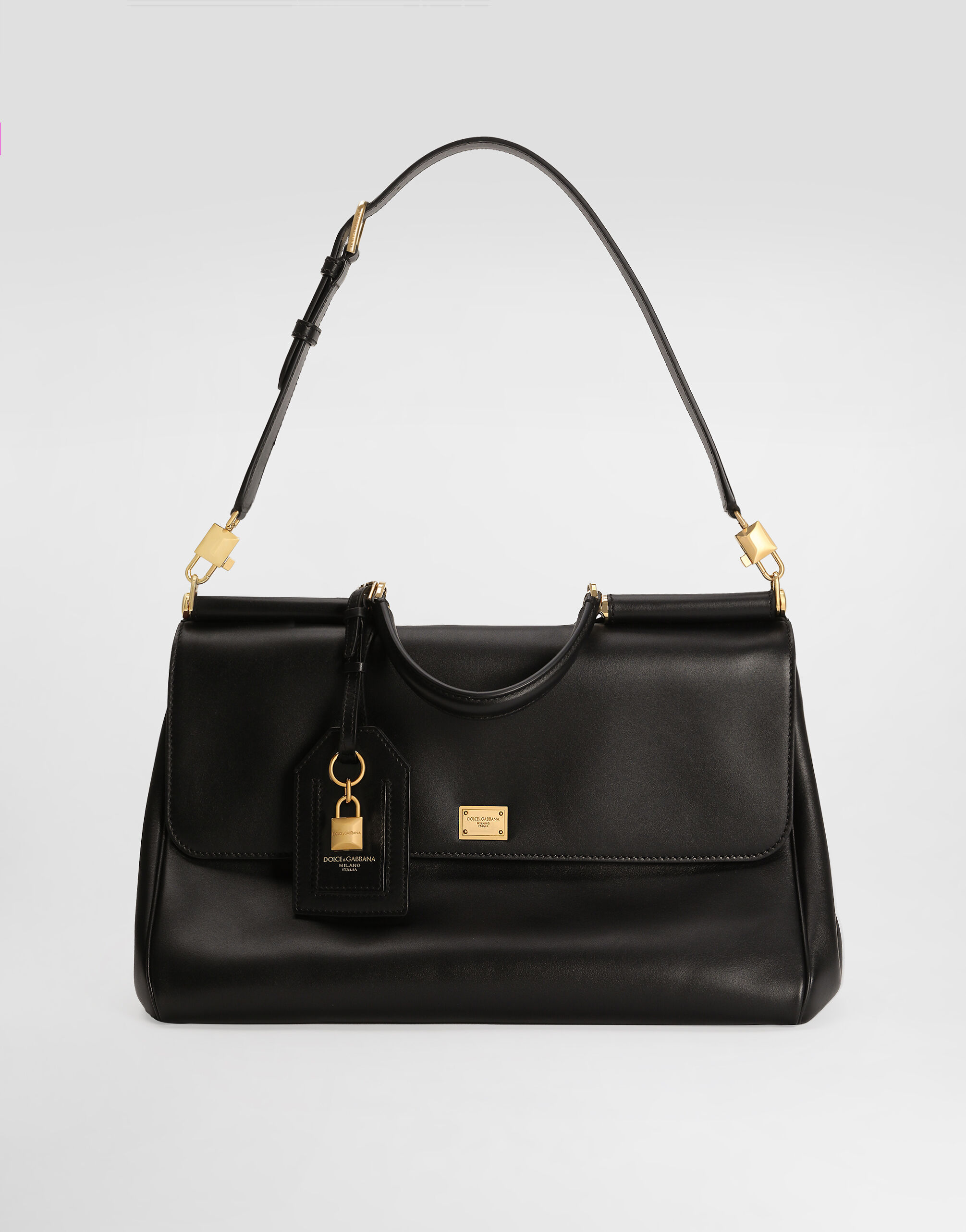 ハンドバッグ Dolce&Gabbana MY SICILY HANDBAG My Sicily handbag in plongé calfskin in Black for Women