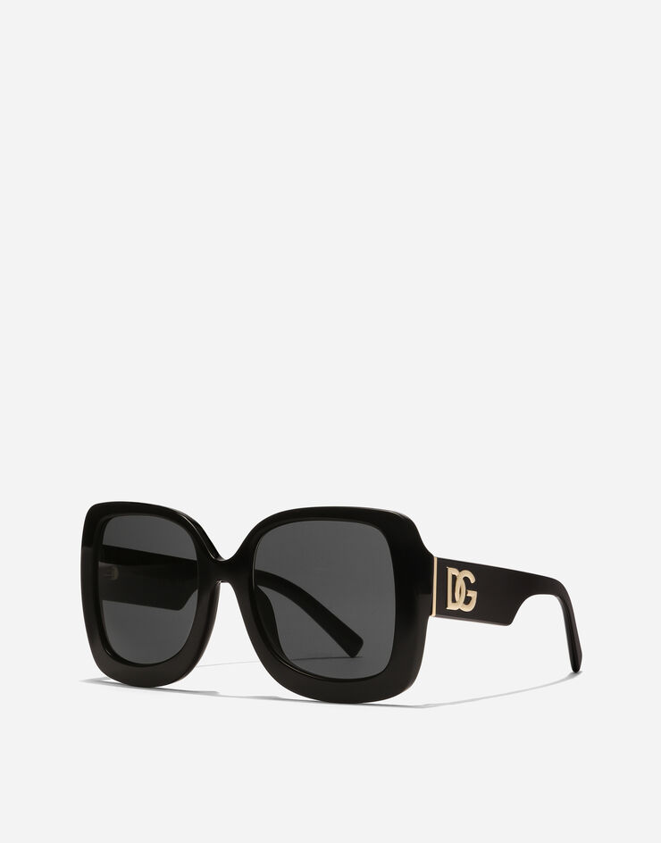 Dolce & Gabbana DG Crossed Sunglasses Black VG4513VP187