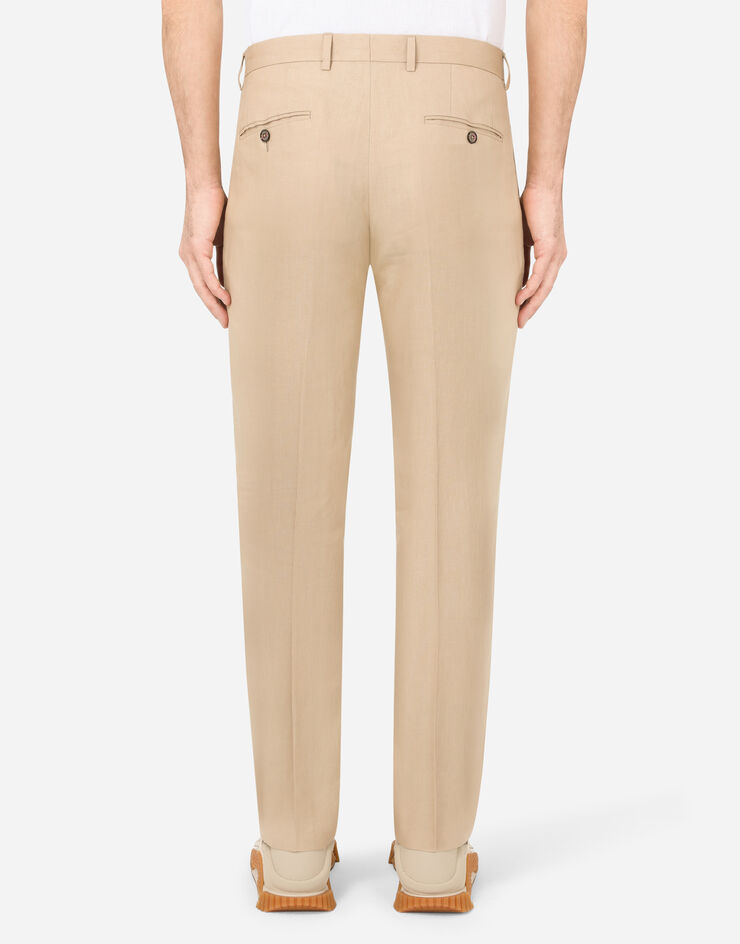Dolce & Gabbana Linen Taormina-fit suit Beige GKC4MTGEV04