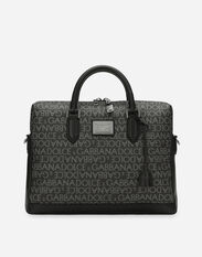 Dolce & Gabbana Coated jacquard briefcase Multicolor BM1622AJ705