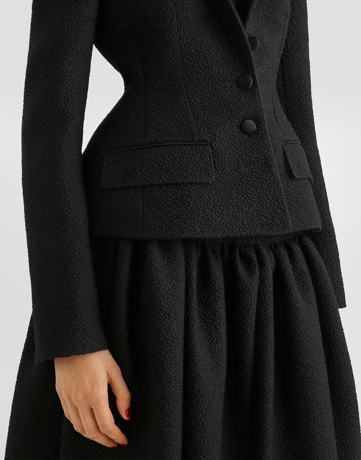 Dolce & Gabbana Single-breasted wool jacket Dolce & Gabbana Single-breasted wool jacket Black F27KKTFUZE1