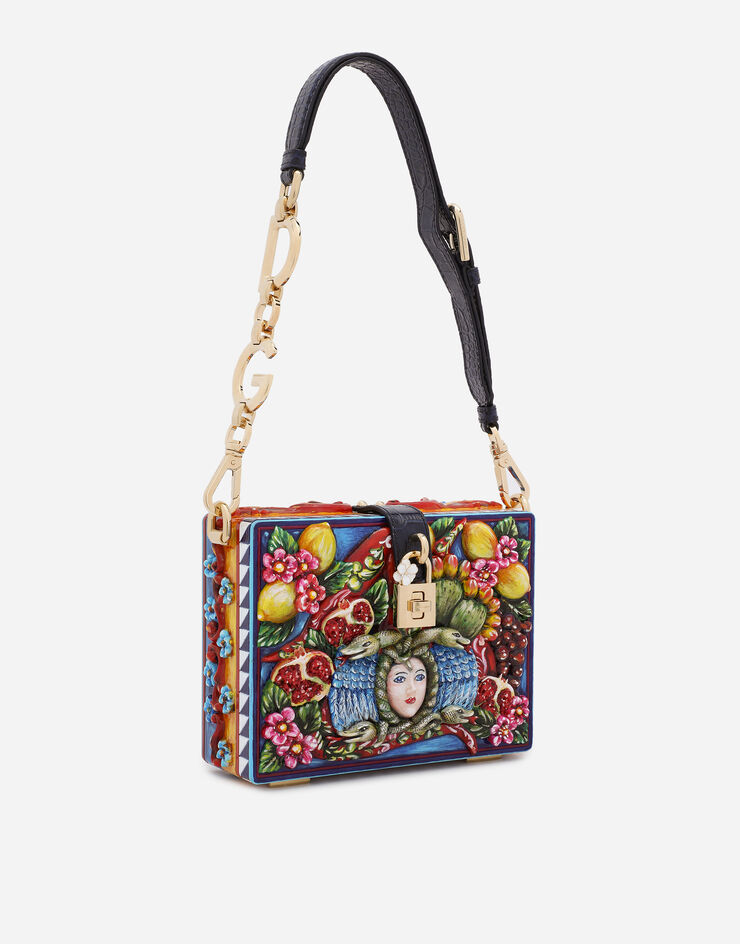 Dolce & Gabbana Resin Triskelion Dolce Box bag Multicolor BB7165AY611