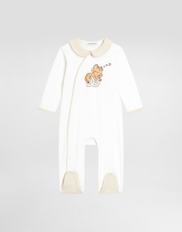Dolce & Gabbana 3-piece interlock gift set with leopard and DG logo digital print Multicolor L1JOBSG7PNL