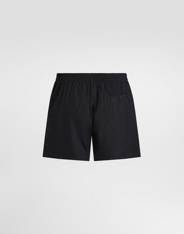 Dolce & Gabbana Logo-print poplin boxer shorts Dolce & Gabbana Logo-print poplin boxer shorts Multicolor M3A12THS5T7