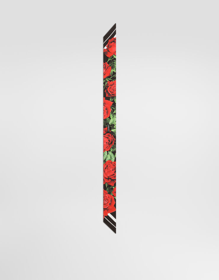 Dolce & Gabbana Rose-print silk twill bandeau Dolce & Gabbana Rose-print silk twill bandeau Print FS215AGDDW2