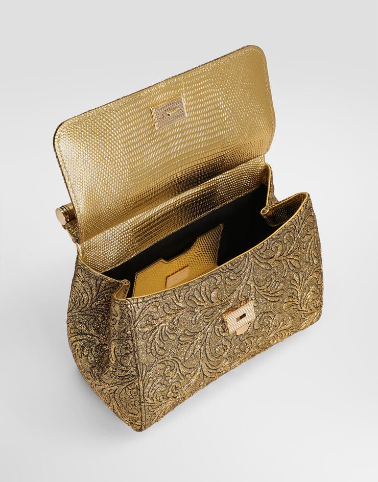 Dolce & Gabbana Small Sicily handbag in brocade Dolce & Gabbana Small Sicily handbag in brocade Gold BB6003B0848