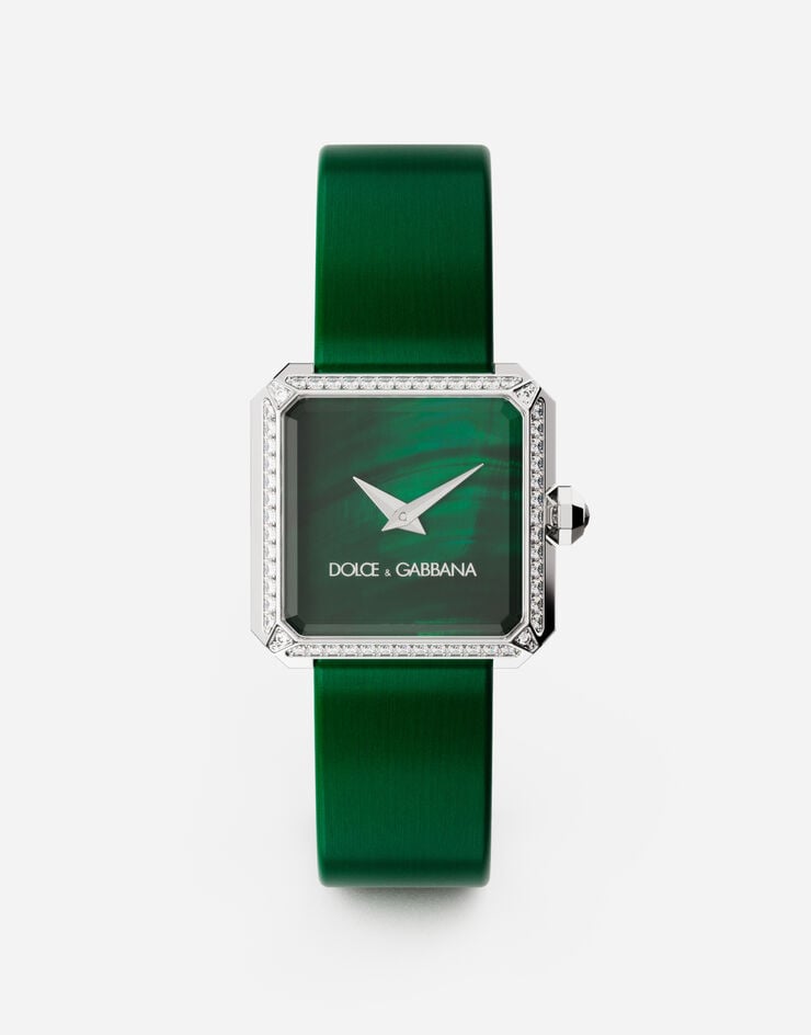 Dolce & Gabbana Sofia steel watch with colorless diamonds Grün WWJC2SXCMDT