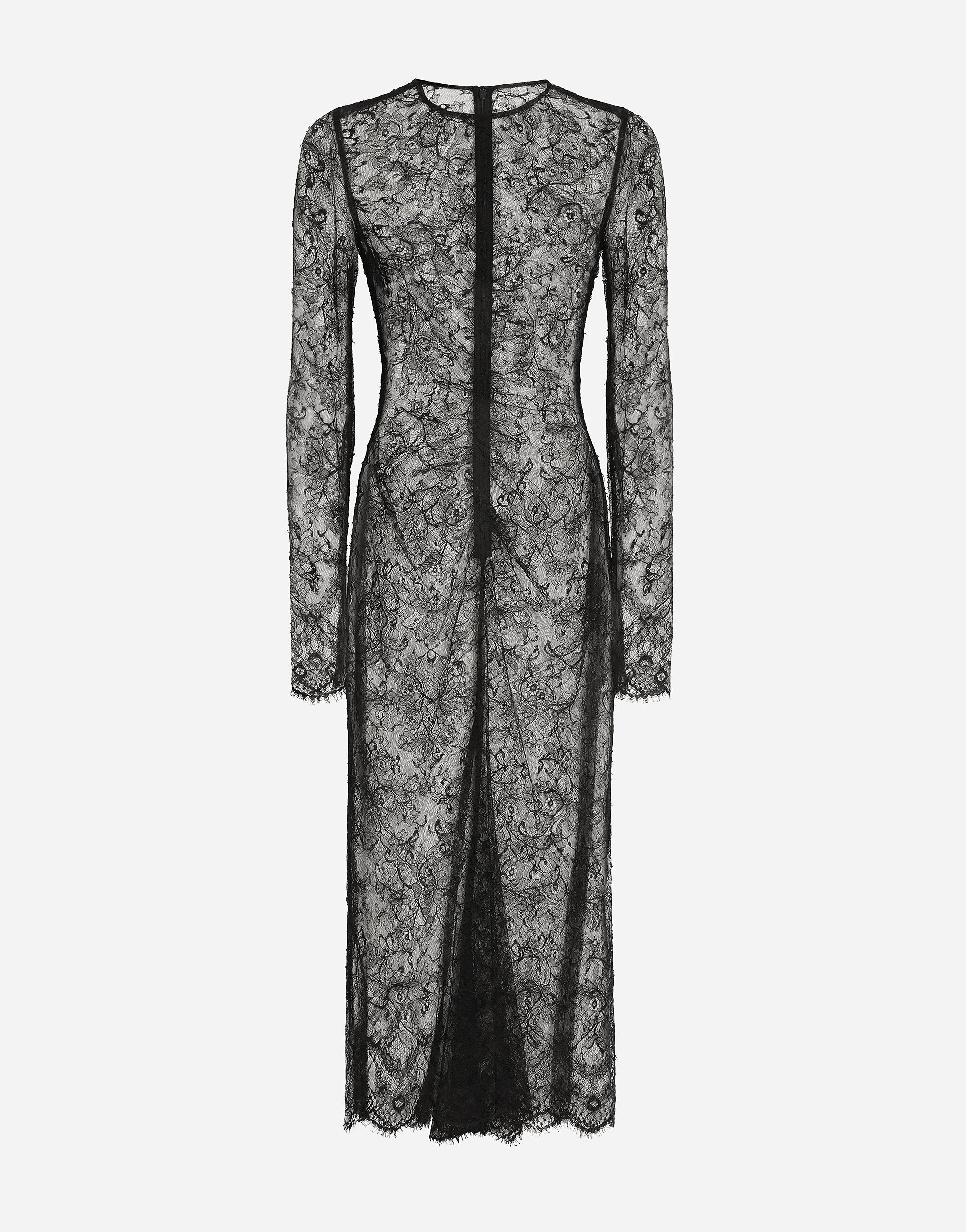 【Dolce & Gabbana】シャンティレース ドレス Dolce & Gabbana シャンティレース ドレス | ブラック | FARFETCH JP