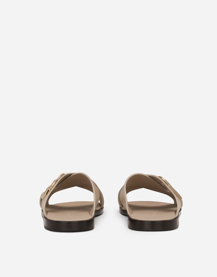 Dolce & Gabbana Calfskin sandals Beige A80440AO602