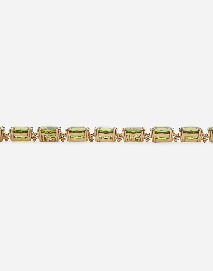 Dolce & Gabbana Collar Anna en oro amarillo de 18 kt con peridotos Dorado WNQA5GWPE01