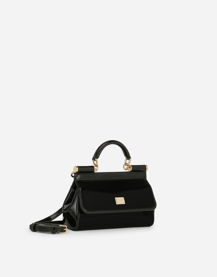 Dolce & Gabbana Henkeltasche Sicily klein Schwarz BB7116A1037