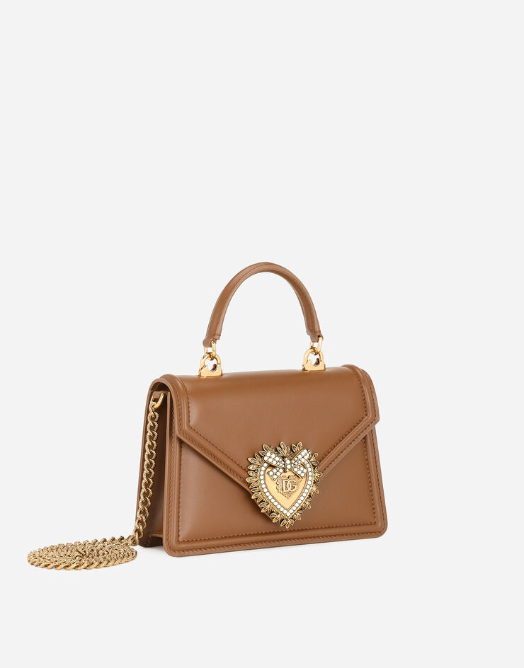 Dolce & Gabbana Small Devotion top-handle bag Beige BB6711AV893