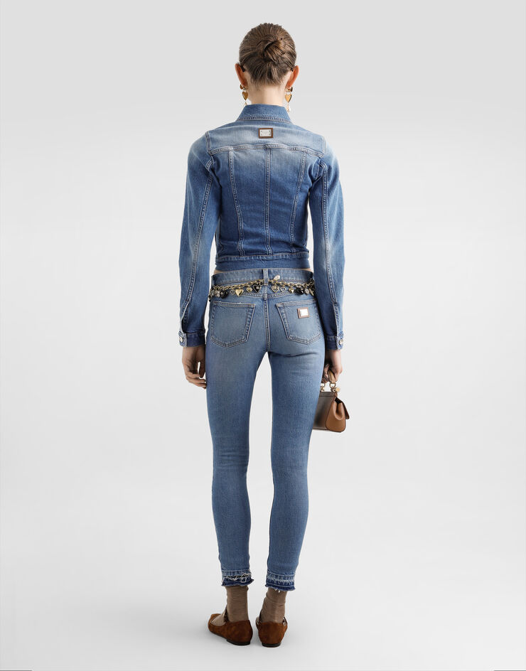 Dolce & Gabbana 5-pocket denim trousers Multicolor FTC68DG8NQ6