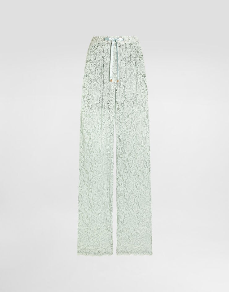 Dolce & Gabbana Lace trousers Dolce & Gabbana Lace trousers Green FTC9UTHLMEA