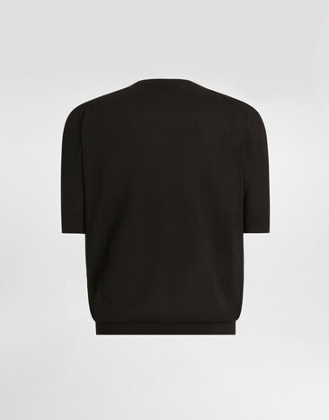 Dolce & Gabbana بلوفر قطني Black GXX03ZJBCIU