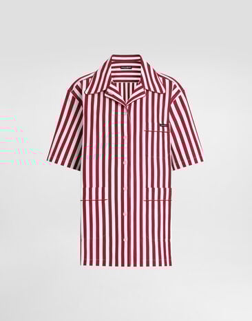 Dolce & Gabbana Striped cotton shirt Multicolor F5U29TFR527