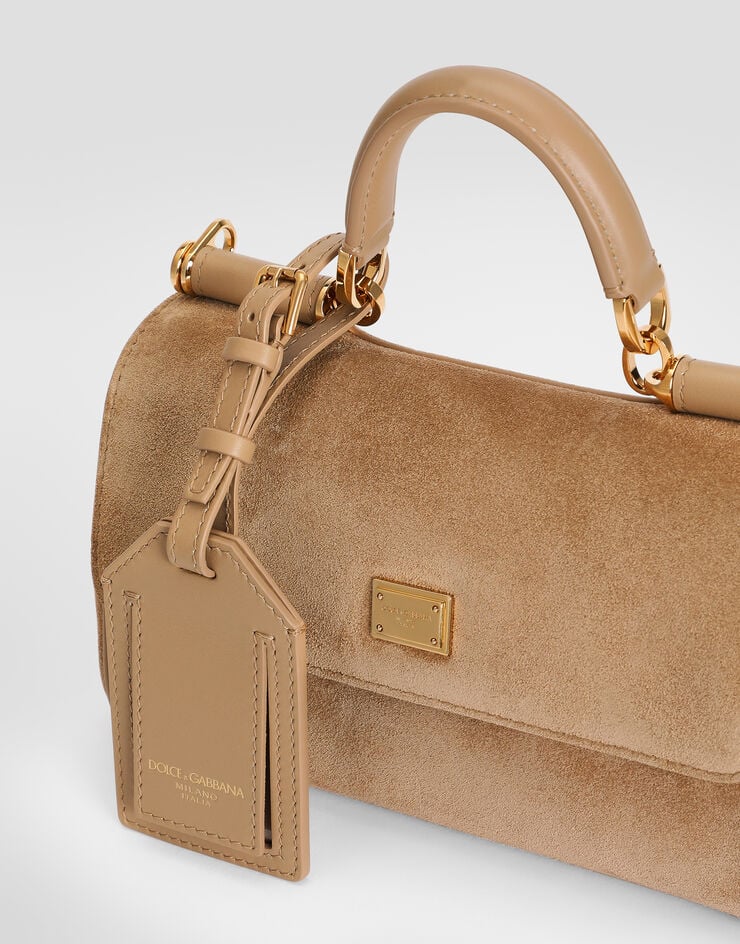 Dolce & Gabbana Mini My Sicily handbag in split leather Dolce & Gabbana Mini My Sicily handbag in split leather Multicolor BB7864BO903