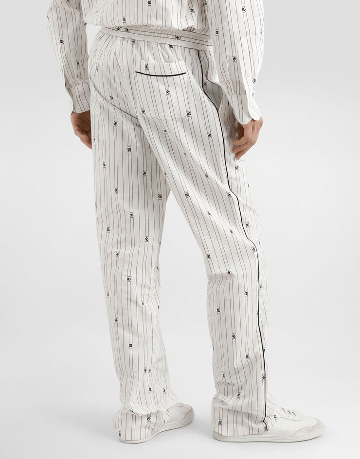 Dolce & Gabbana Hose mit Logo Multicolor GVRMATHJMQR