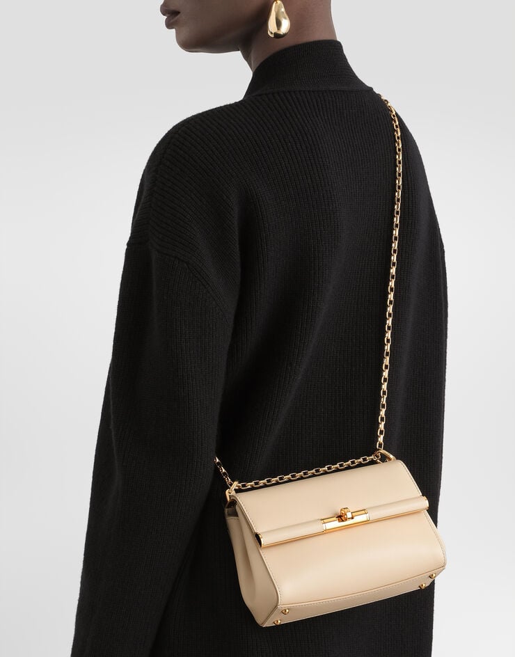 Dolce & Gabbana Marlene shoulder bag in calfskin Dolce & Gabbana Marlene shoulder bag in calfskin White BB7766A3G19