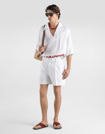 Dolce & Gabbana شورت برمودا من قطن White GP10WTFUFL3