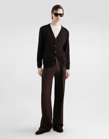 Dolce & Gabbana ウール カーディガン Brown GXV01TJDVBV