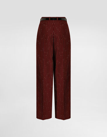 Dolce & Gabbana Hose in Nadelstreifen-Optik Multicolor FTDMITFBMFW