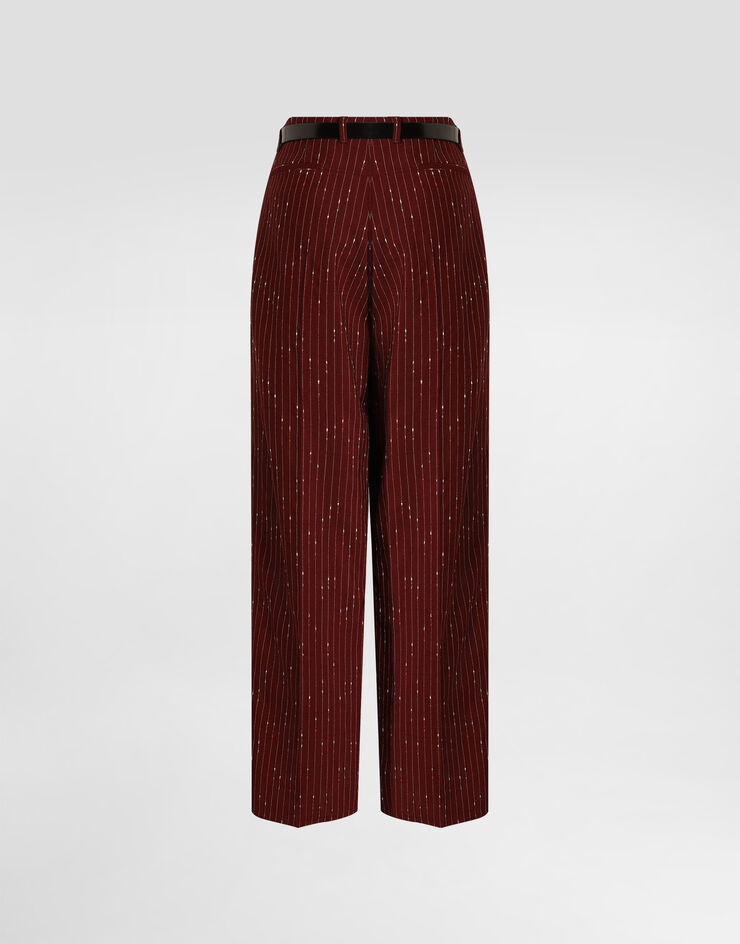 Dolce & Gabbana Pinstripe trousers Multicolor FTDMITFBMFW