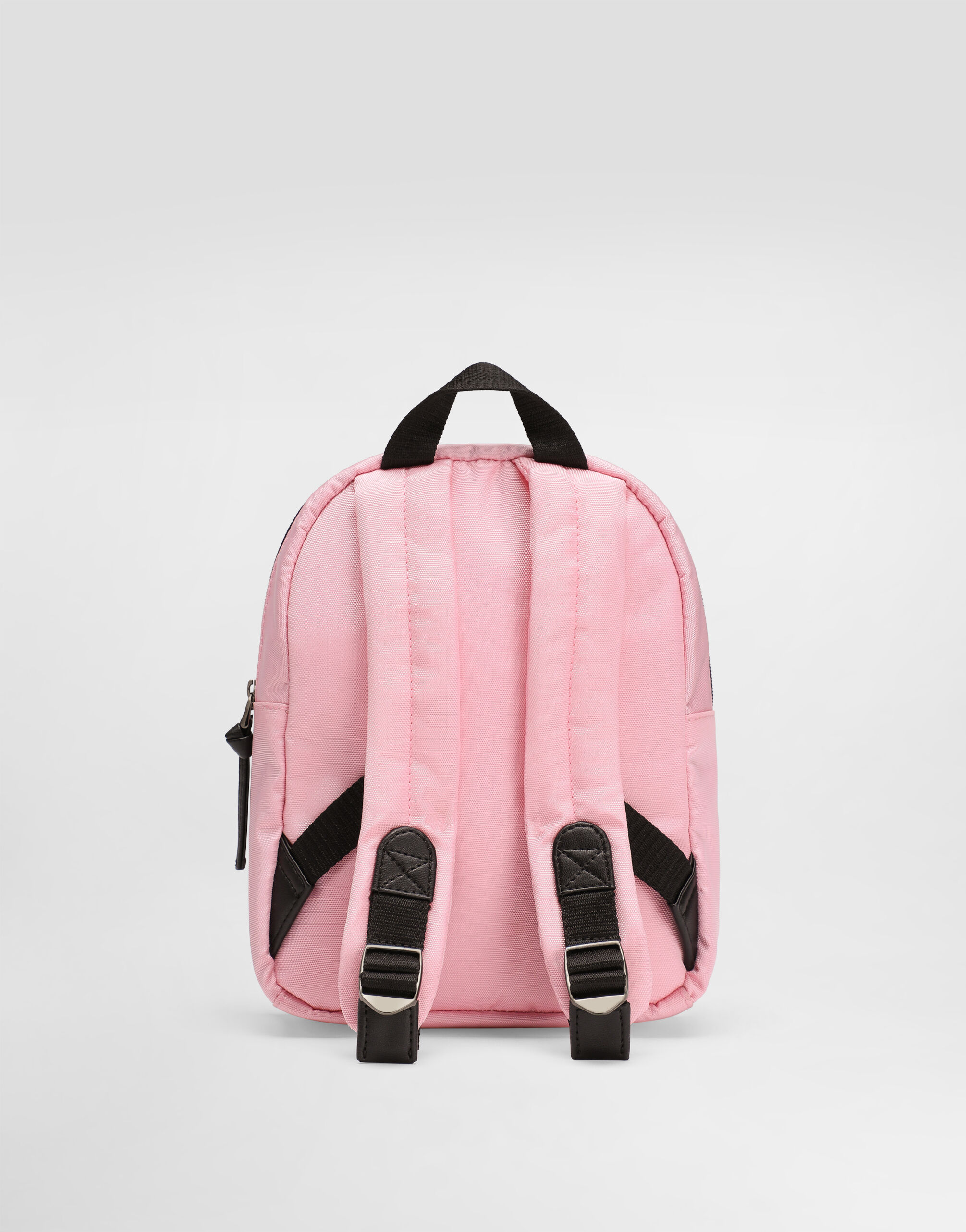 Pinkのボーイズ Nylon backpack with DG rubber patch | Dolce&Gabbana®