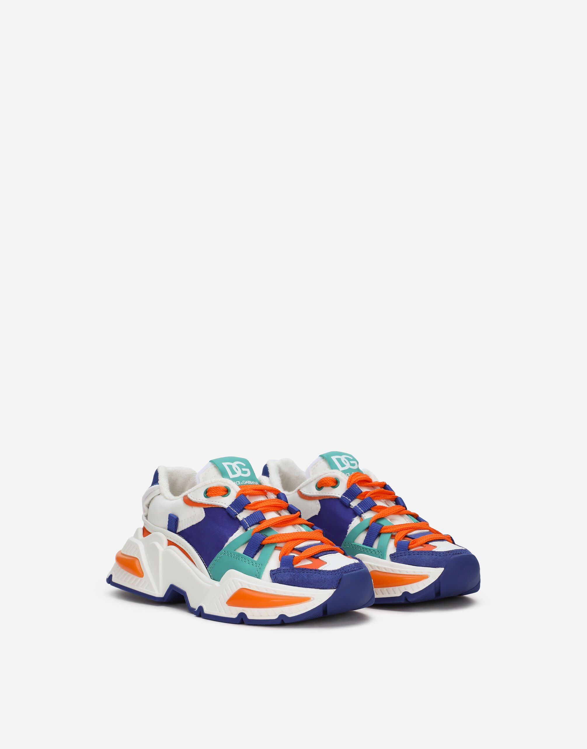 Mixed-material Airmaster sneakers in Blue for Men