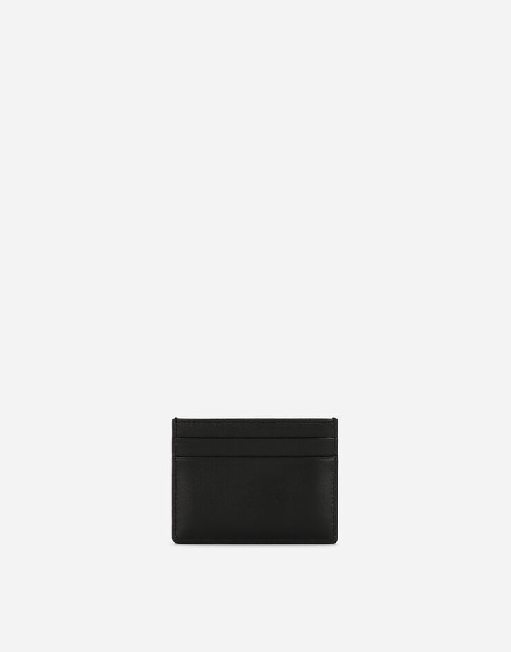 Dolce & Gabbana Calfskin DG Logo card holder Black BI0330AG081