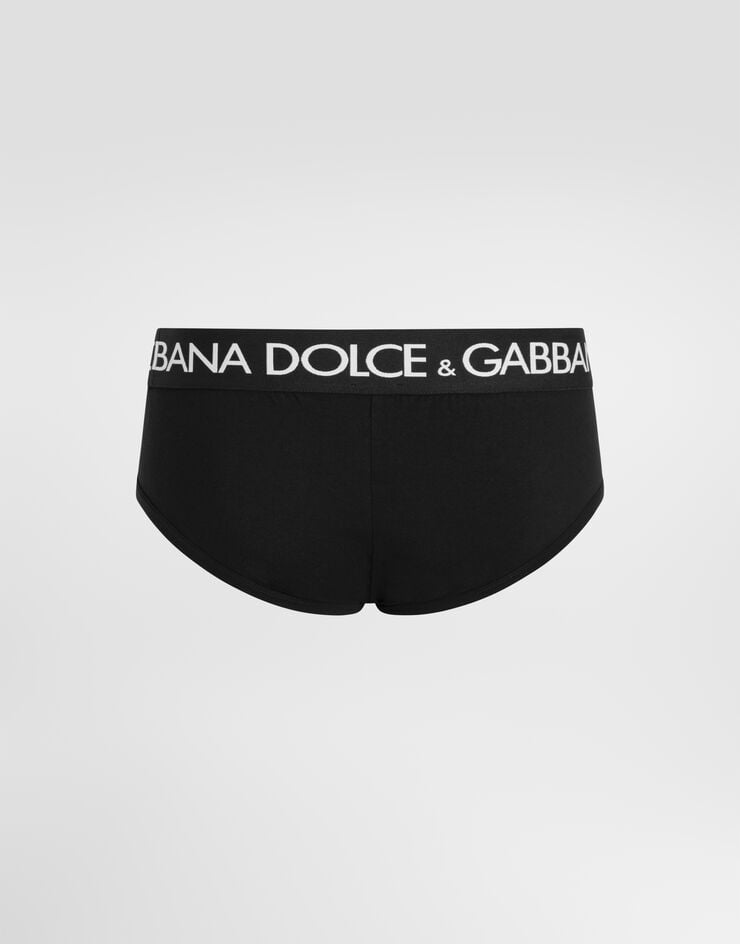 Dolce & Gabbana Two-pack cotton jersey Brando briefs Black M9D69JONN97