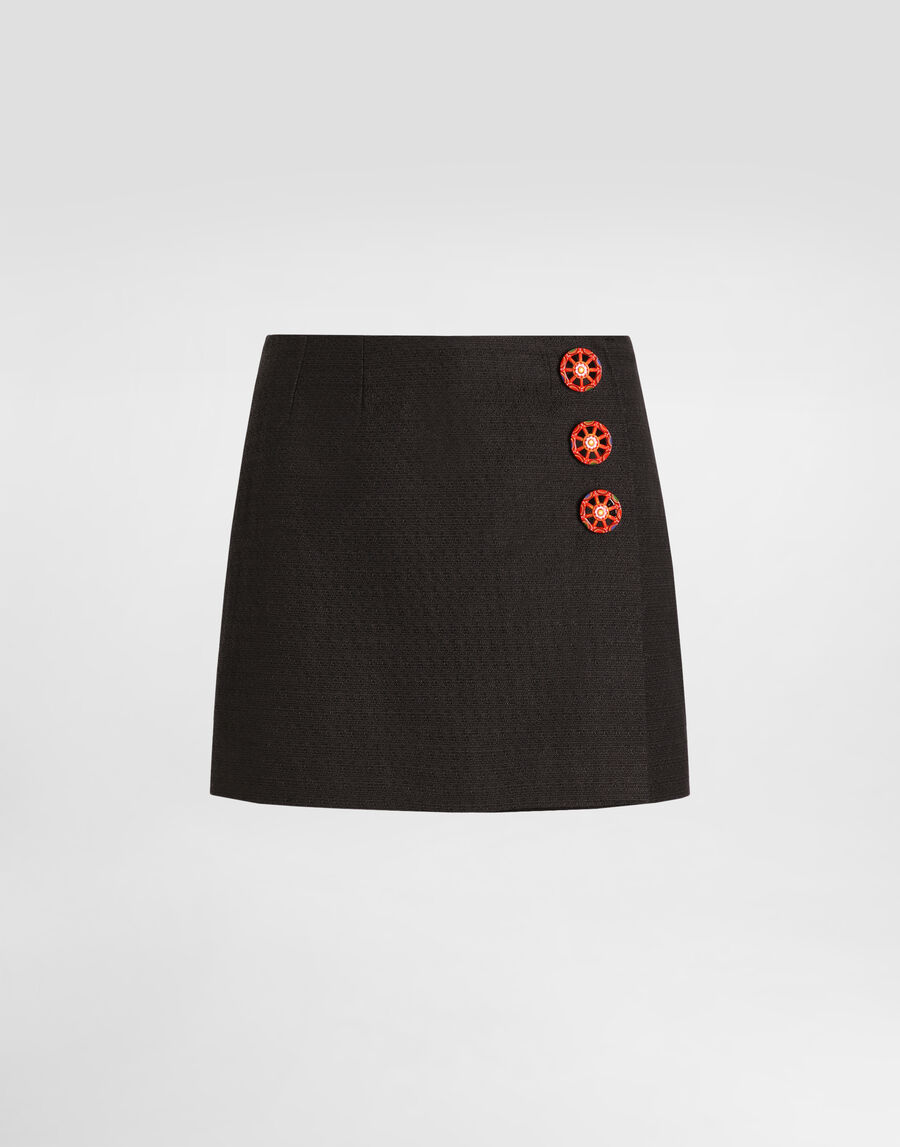 Miniskirt in fabric